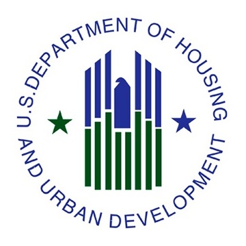 The department of housing and urban development logo.